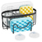 Stainless Steel Sink Sponge Holder Rack Suction Cup Adhesive Kitchen Organizer With Fast Drainage 6