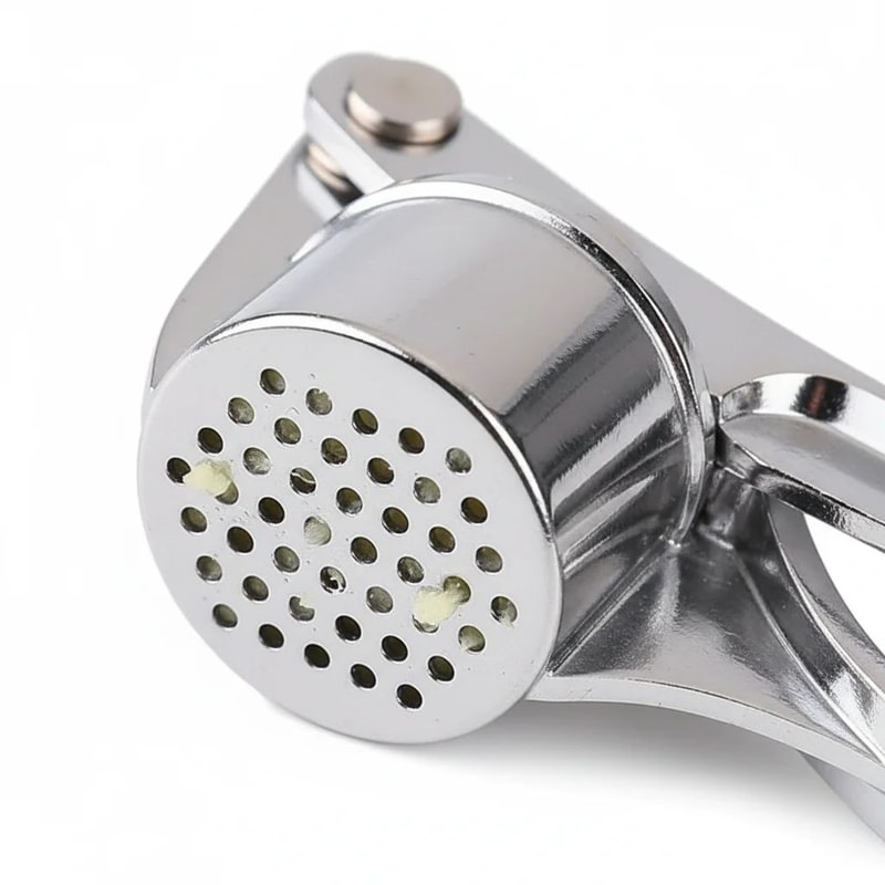 71in Stainless Steel Garlic Press Heavy Duty Ginger Crusher With Easy Squeeze Design 3