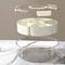 Rotating 5Compartment Snack Storage Tray With Lid Handle MultiSection Food Organizer 3