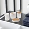 4Piece Bathroom Accessories Set Toothbrush Holder Soap Dispenser Cup Soap Dish Organizer 8