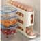 24 Layer Rolling Egg Storage Rack Gravity Feed Refrigerator Egg Organizer Box 5