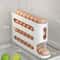 24 Layer Rolling Egg Storage Rack Gravity Feed Refrigerator Egg Organizer Box 7