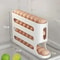 24 Layer Rolling Egg Storage Rack Gravity Feed Refrigerator Egg Organizer Box 7