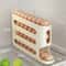 24 Layer Rolling Egg Storage Rack Gravity Feed Refrigerator Egg Organizer Box 8