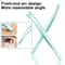 Precision Eyelash Applicator Tweezers NonSlip Stainless Steel Lash Tool For Cluster Strip Lashes 1