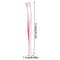 Precision Eyelash Applicator Tweezers NonSlip Stainless Steel Lash Tool For Cluster Strip Lashes 7