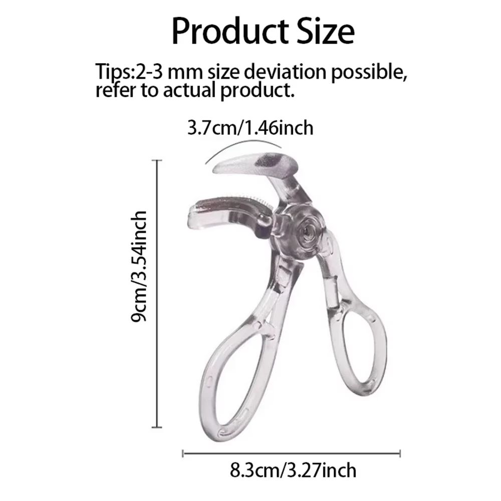 DualType Eyelash Curler With Comb Wide Precision Clip Lash Curler For Natural LongLasting Curl 5