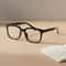 Unisex Transparent Black Frame Glasses Contemporary Campus Style FaceContouring Eyewear 5