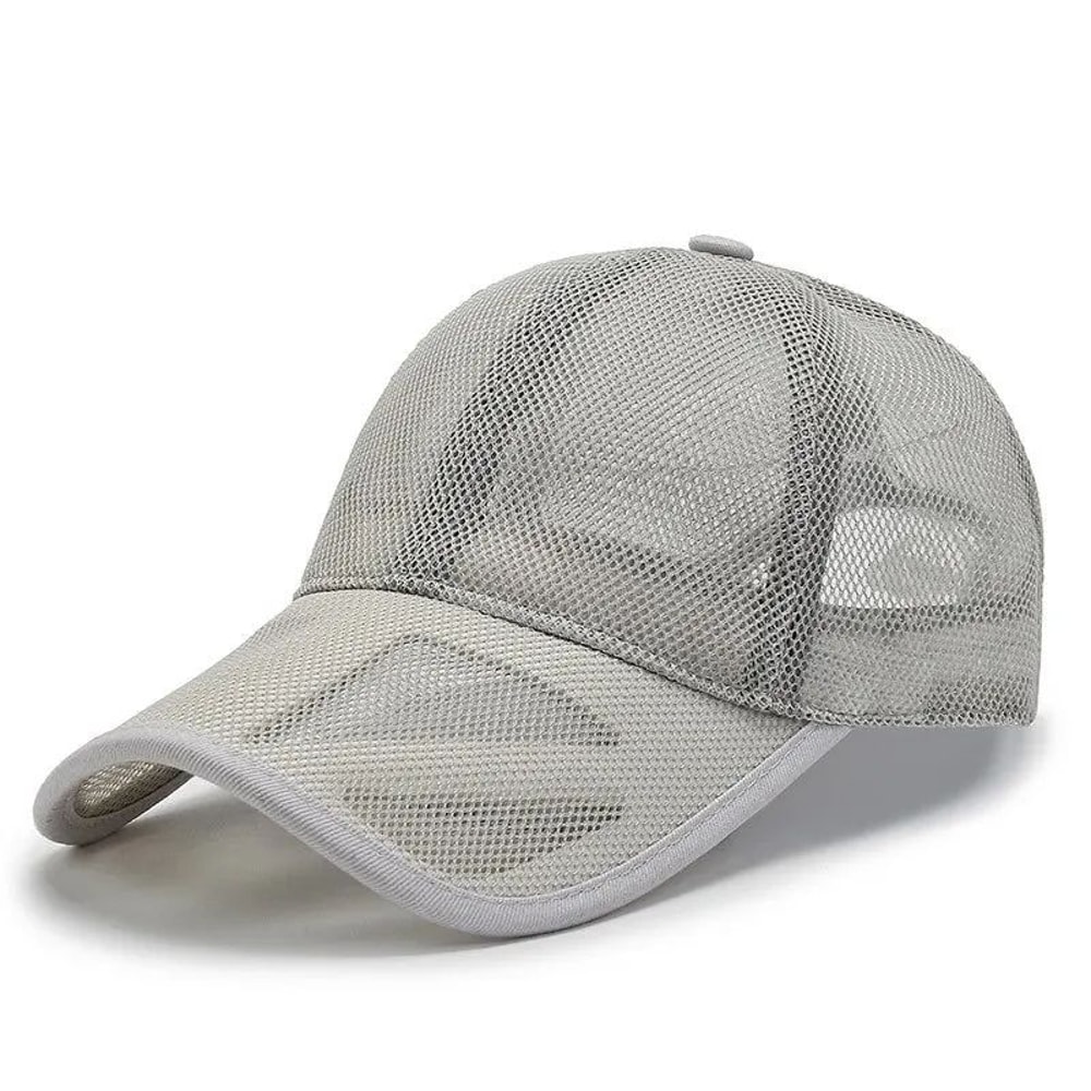 Breathable Mesh Summer Baseball Cap Openwork Sun Protection Hat For Men Women 4