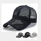 Breathable Mesh Summer Baseball Cap Openwork Sun Protection Hat For Men Women 0