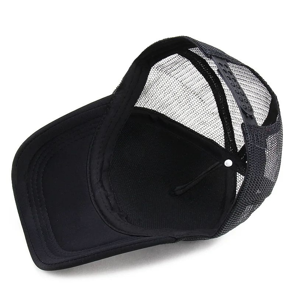 Unisex Mesh Snapback Baseball Cap Adjustable Casual Trucker Hat For Men Women 2