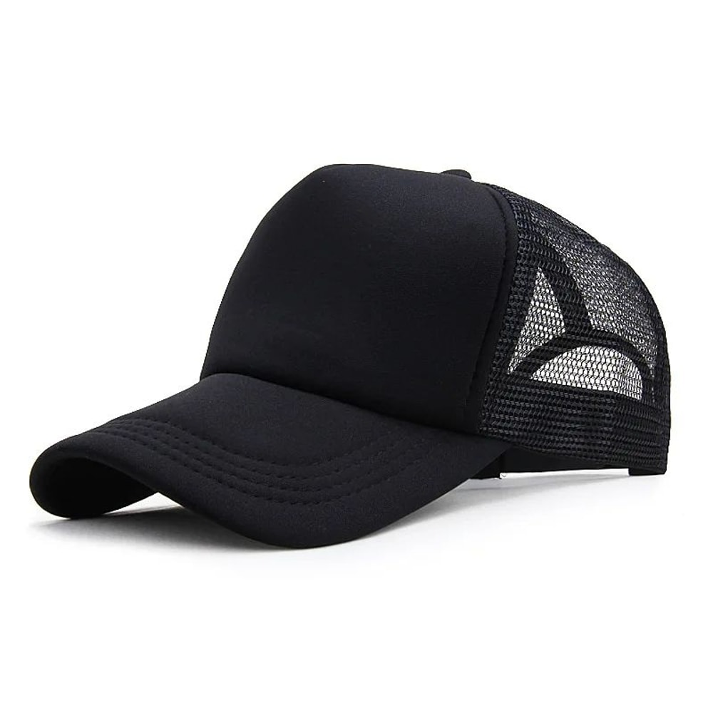 Unisex Mesh Snapback Baseball Cap Adjustable Casual Trucker Hat For Men Women 3