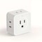 5Way Wall Outlet Extender Compact Multi Plug Splitter For Home Travel Office 6