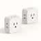 5Way Wall Outlet Extender Compact Multi Plug Splitter For Home Travel Office 7