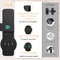 3Digit Combination Sliding Door Lock 180 Barn Door Deadbolt With Luminous Indicator 2