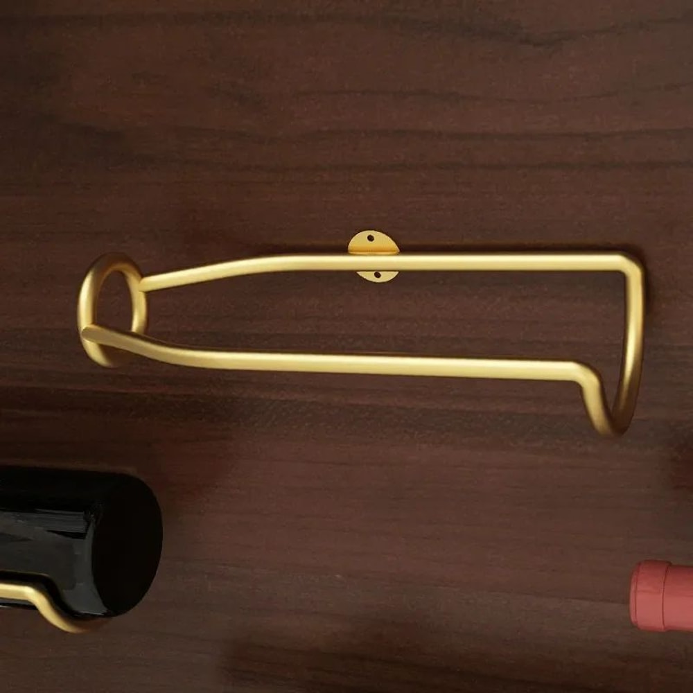 WallMounted Metal Wine Rack Iron Bar Storage Holder For Wine Beer Champagne Display 4