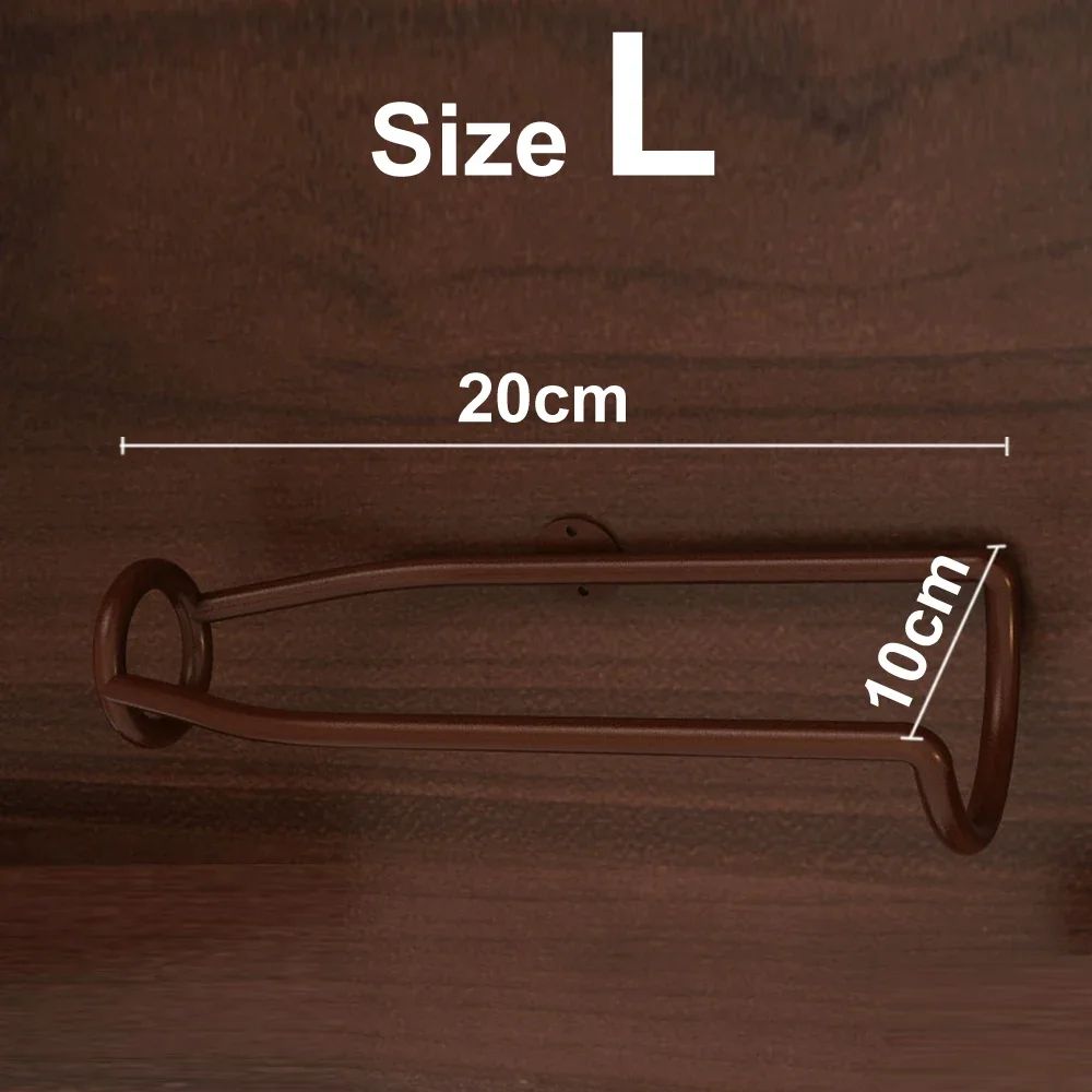 WallMounted Metal Wine Rack Iron Bar Storage Holder For Wine Beer Champagne Display 6