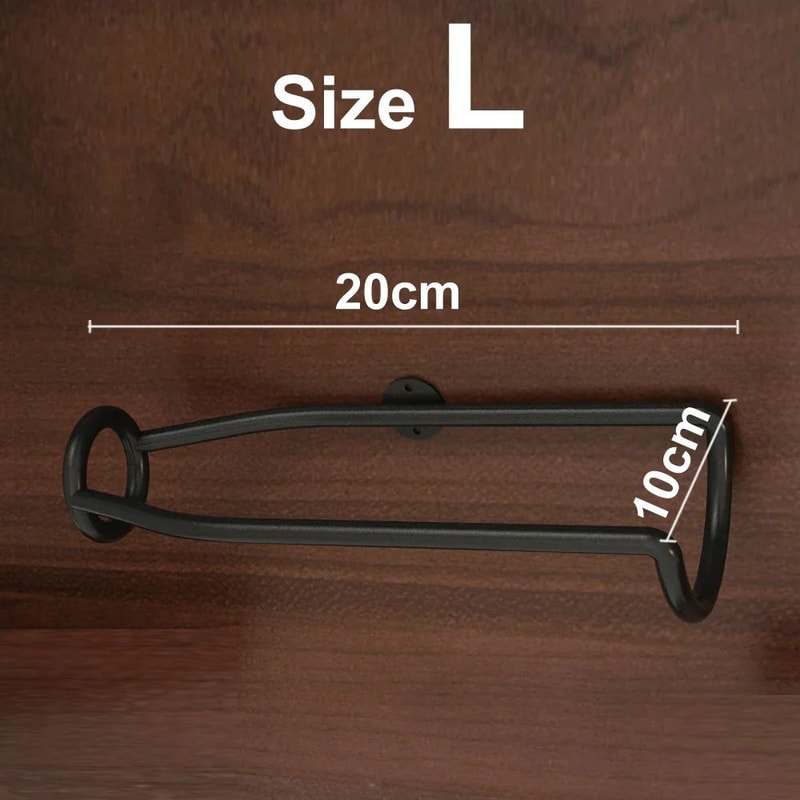 WallMounted Metal Wine Rack Iron Bar Storage Holder For Wine Beer Champagne Display 8