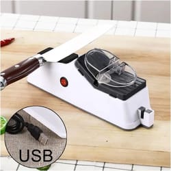 usb electric knife sharpener – professional adjustable sharpener for knives & scissors