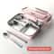 LeakProof Stainless Steel Bento Lunch Box 34 Compartment Food Container For Work School 7