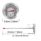 Stainless Steel Food Thermometer 32392F Instant Read Probe For Cooking Milk Meat 5
