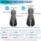 Adjustable Snorkel Fins Adult Short Silicone Open Heel Swim Flippers For Scuba Diving Travel 4