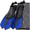 Adjustable Snorkel Fins Adult Short Silicone Open Heel Swim Flippers For Scuba Diving Travel 5