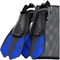 Adjustable Snorkel Fins Adult Short Silicone Open Heel Swim Flippers For Scuba Diving Travel 5