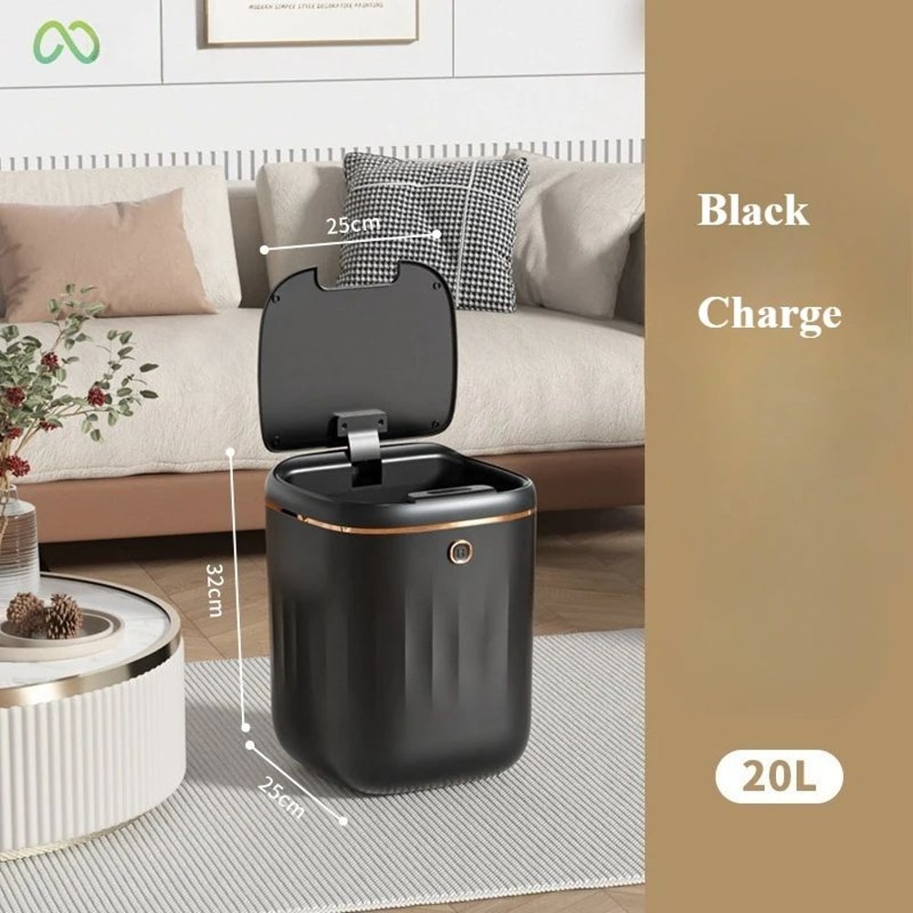 SmartSense 53 Gal Automatic Sensor Trash Can Waterproof Touchless Kitchen Bathroom Waste Bin 8