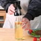MistChef Glass Oil Spray Bottle Refillable Olive Oil Sprayer For Cooking BBQ Healthy Portion Cont