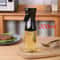 MistChef Glass Oil Spray Bottle Refillable Olive Oil Sprayer For Cooking BBQ Healthy Portion Cont
