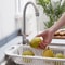 FlexiSink 3in1 Expandable Drain Basket Adjustable Kitchen Sink Storage Vegetable Washer Dish Rack 2