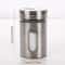 SpiceSpin Stainless Steel Seasoning Shaker Set Rotating Salt Pepper Spice Storage Jars For Kitche 5