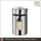 SpiceSpin Stainless Steel Seasoning Shaker Set Rotating Salt Pepper Spice Storage Jars For Kitche 6