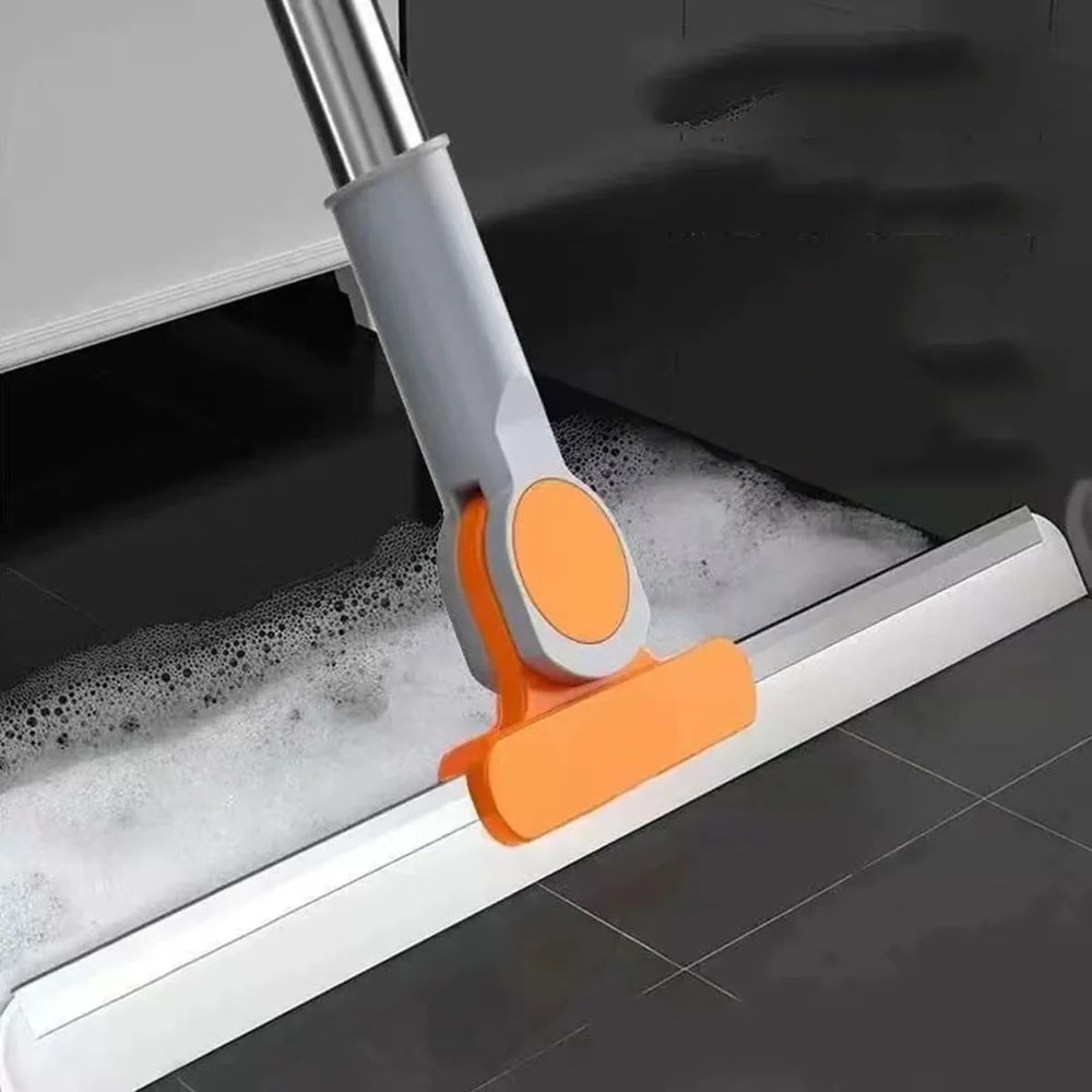 AquaSweep Silicone Scraper Broom MultiSurface Magic Floor Glass Wiper Mop For Bathroom Home Clea 0