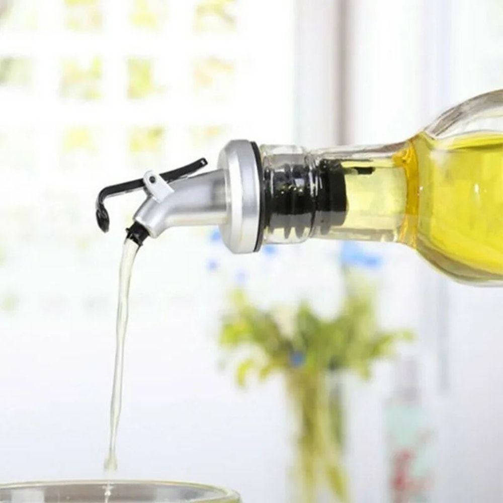PourMaster LeakProof Bottle Spout Cap Universal Olive Oil Wine Sauce Dispenser Pourer Stopper 1