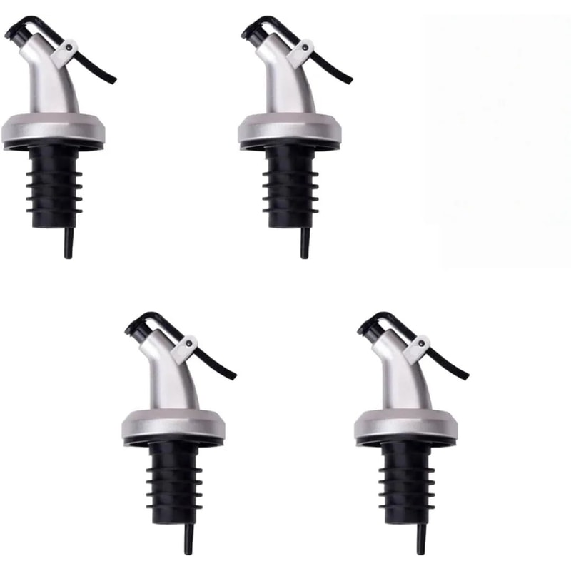 PourMaster LeakProof Bottle Spout Cap Universal Olive Oil Wine Sauce Dispenser Pourer Stopper 6