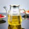 USTINLAU Diamond Glass Oil Dispenser LeakProof Measuring Bottle With Lid For Soy Sauce Vinegar Co 6