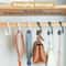 ClosetEase MultiPurpose Handbag Hanger Hook SpaceSaving Wardrobe Organizer For Bags Hats Scarves 2