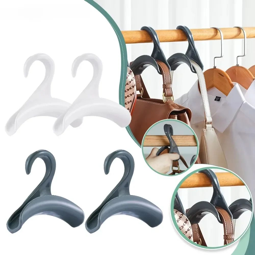 ClosetEase MultiPurpose Handbag Hanger Hook SpaceSaving Wardrobe Organizer For Bags Hats Scarves 3