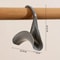 ClosetEase MultiPurpose Handbag Hanger Hook SpaceSaving Wardrobe Organizer For Bags Hats Scarves 10
