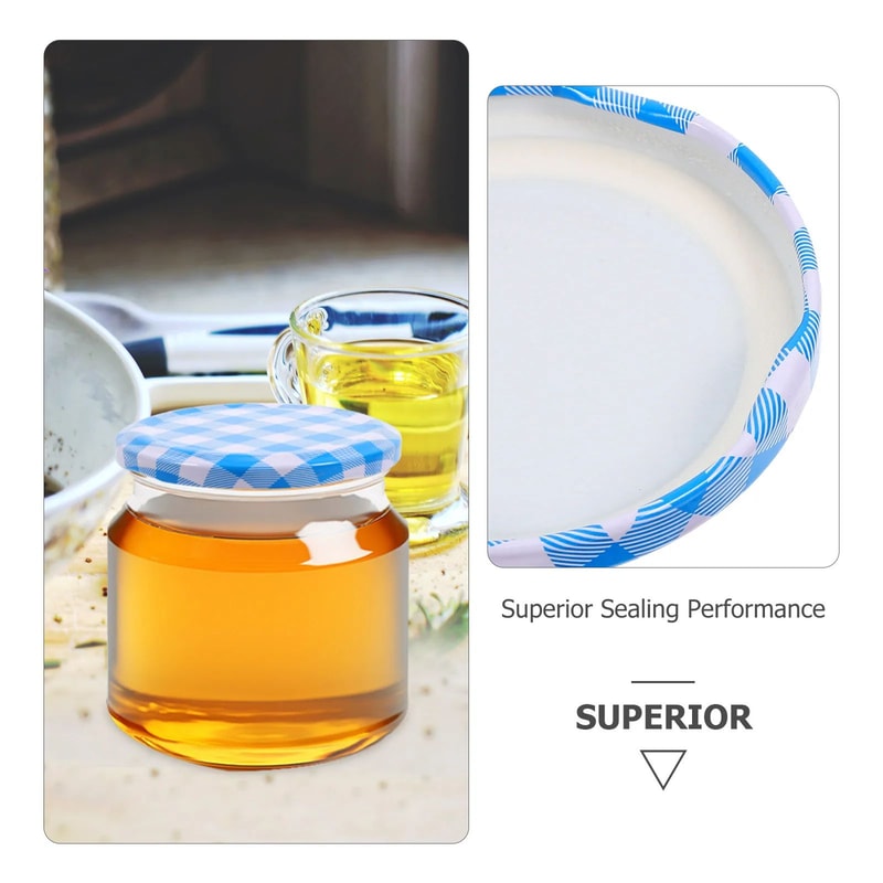 SealFresh Tinplate Mason Jar Lids Airtight Reusable Metal Caps For Jam Pickles Food Storage 1