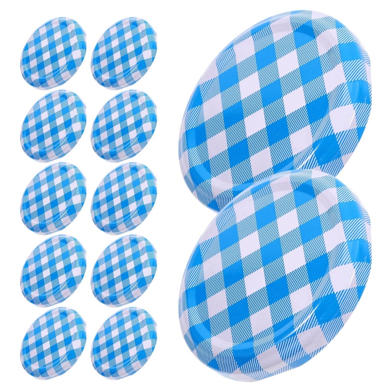 SealFresh Tinplate Mason Jar Lids Airtight Reusable Metal Caps For Jam Pickles Food Storage 3