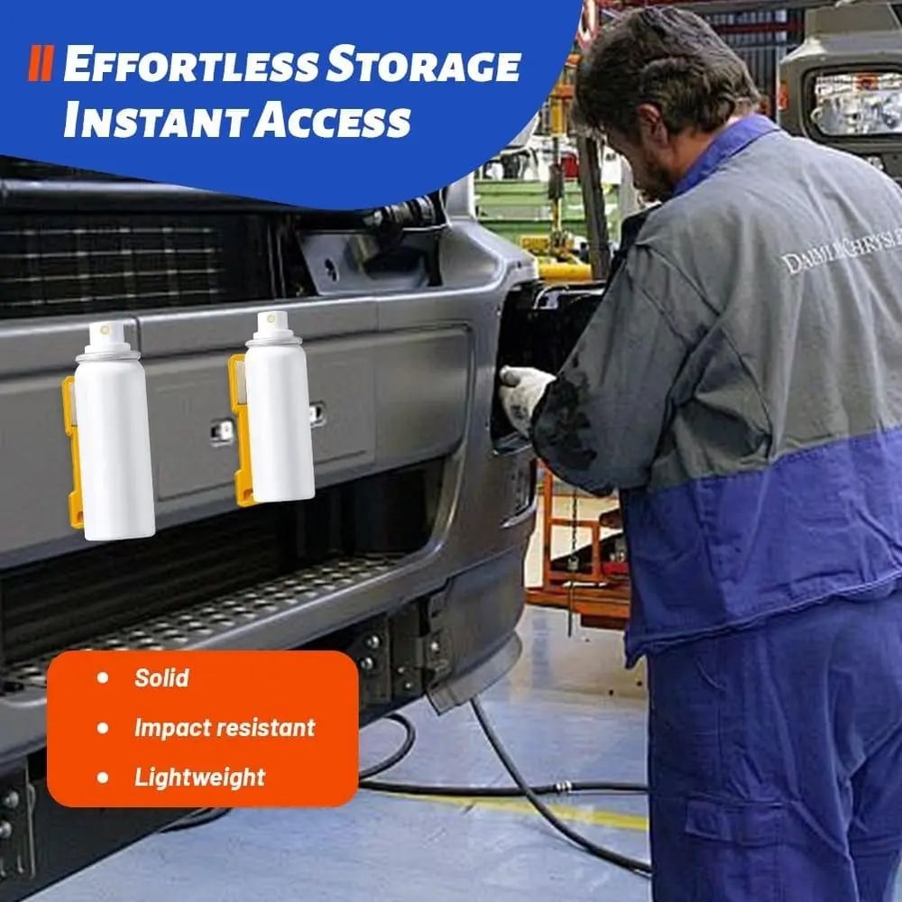 3D Magnetic Aerosol Can Holder Rack Heavy Duty SpaceSaving Spray Can Organizer For Garage Toolbox 1