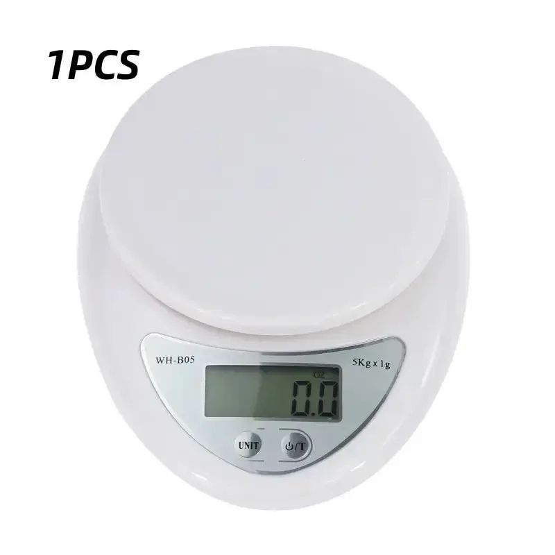 11lb Digital Kitchen Scale With LED Display High Precision Portable Food Weighing Scale For Cookin 6