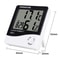 HTC1HTC2 Digital Thermometer Hygrometer Indoor Outdoor Temperature Humidity Monitor With Clock 6