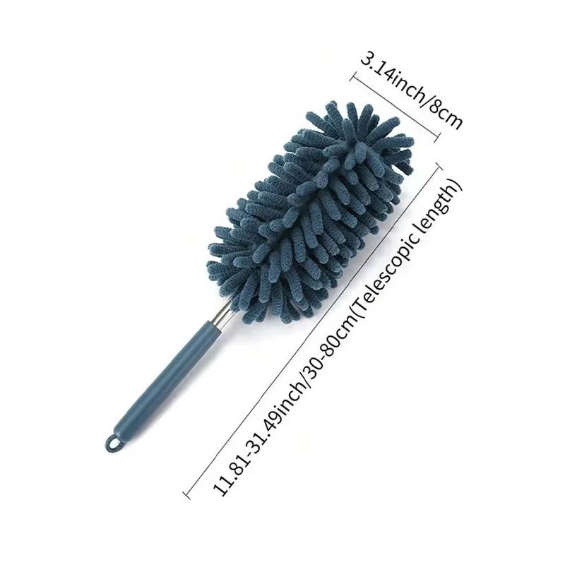 Telescopic Flexible Duster Brush Extendable Stainless Steel Dust Cleaner For Home Car Interior 5