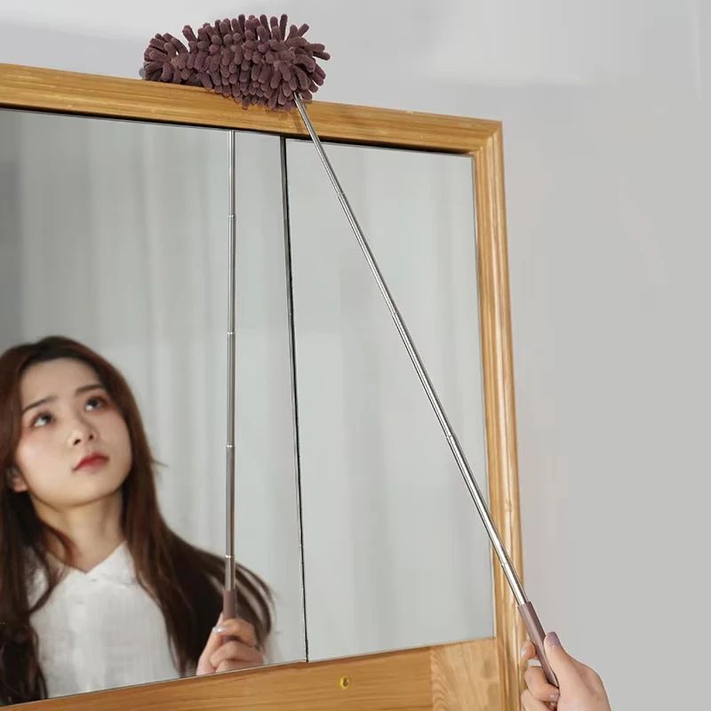 Telescopic Flexible Duster Brush Extendable Stainless Steel Dust Cleaner For Home Car Interior 4