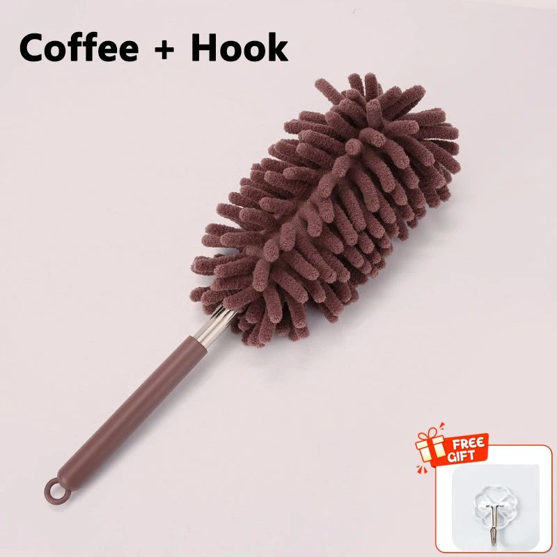 Telescopic Flexible Duster Brush Extendable Stainless Steel Dust Cleaner For Home Car Interior 6