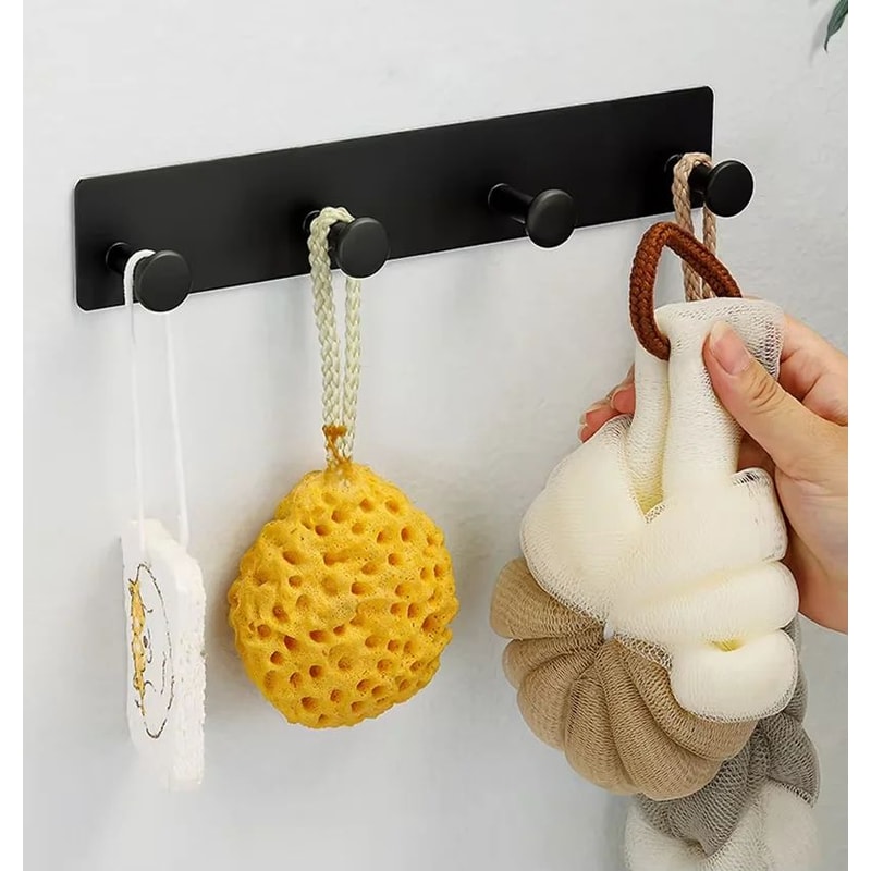 Heavy Duty Adhesive Towel Hooks Waterproof Stainless Steel Wall Hooks For Bathroom Kitchen 1